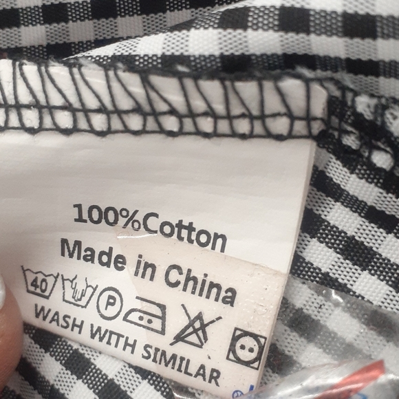 GraciLA Red black & white HEM top Tunic size XL - Picture 14 of 14